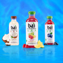 Bai Raspberry Lemon Lime Antioxidant Infused Water Beverage, 18 fl oz, 12 Pack Bottles