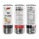 CELSIUS Sparkling Fuji Apple Pear, Functional Energy Drink 12 fl oz Can (Pack of 12)
