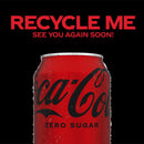 Coca-Cola Zero Sugar Soda Pop Cans, 12 fl oz, 24 Pack