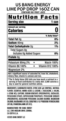 Bang Energy Drink, Lime Pop Drop, 16 fl oz, 12 Cans