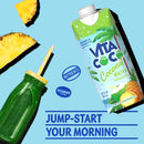Vita Coco Coconut Water, Pineapple, 16.9 fl oz, (Pack of 12)