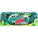 (4 pack) Mountain Dew Zero Sugar Baja Blast Tropical Lime Soda Pop, 12 fl oz, 12 Pack Cans
