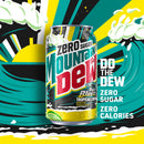 (4 pack) Mountain Dew Zero Sugar Baja Blast Tropical Lime Soda Pop, 12 fl oz, 12 Pack Cans