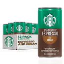 Starbucks Doubleshot Espresso & Salted Caramel Cream Premium Iced Coffee Drink, 6.5 fl oz, 12 Pack Cans
