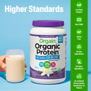 21g Organic Vegan Protein Metabolism Blend Powder, Vanilla Bean, 1.71 lb
