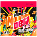 Mountain Dew x Trolli Mango Pineapple Punch Zero Sugar 12 fl oz, 12ct Can