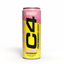C4 Performance Energy Drink, Jolly Rancher & Candy Variety Pack, Strawberry Blast, Watermelon, Green Apple, & Cosmic Rainbow, 12 fl oz Cans, 12 Pack