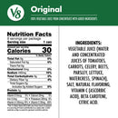 (6 pack) V8 Original 100% Vegetable Juice, 5.5 fl oz Can, 8 Count