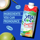 Vita Coco Coconut Water, Peach & Mango, 16.9 fl oz (Pack of 12)