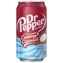 (4 pack) Dr Pepper Creamy Coconut Soda Pop, 12 fl oz, 12 Pack Cans