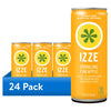 Izze Can Sparkling Juice Pineapple, 8.4 fl oz can (24 pack)
