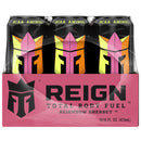 Reign Total Body Fuel Reignbow Sherbet Energy Drink, Zero Sugar, 12-Pack, 16 Oz Cans