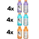 Gatorlyte Rapid Rehydration Electrolyte Beverage, 3 Flavor Variety Pack, 20 fl oz (Pack of 12)