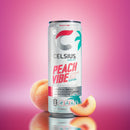 CELSIUS Sparkling Peach Vibe, Functional Energy Drink 12 fl oz Can (Pack of 12)