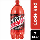 2X - Mountain Dew Code Red Soda Bottle