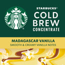 (6 pack) Starbucks Madagascar Vanilla, Cold Brew Coffee Concentrate, Iced Coffee, 32 fl oz