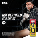 C4 Performance Energy Drink, Variety Pack with Cherry & Grape Popsicle, 12 fl oz, 12 Pack Cans