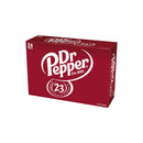 Dr Pepper Soda Pop, 12 fl oz, 24 Pack Cans