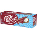 (4 pack) Dr Pepper Creamy Coconut Soda Pop, 12 fl oz, 12 Pack Cans