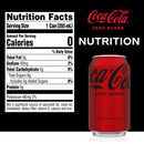 Coca-Cola Zero Sugar Soda Pop Cans, 12 fl oz, 24 Pack