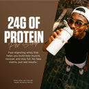 Levels Grass Fed Whey Protein Powder, No Artificials, 24g of Protein, Double Chocolate, 1.48 lbs
