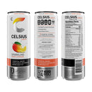 CELSIUS Sparkling Mango Lemonade, Functional Energy Drink 12 fl oz (Pack of 12)