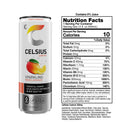 CELSIUS Sparkling Mango Lemonade, Functional Energy Drink 12 fl oz (Pack of 12)