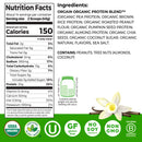 Orgain Simple Organic Vegan 20g Protein Powder- Plant Based, Non-GMO, Vanilla 1.25lb