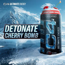 C4 Ultimate Energy Drink, Cherry Bomb Frost Flavor, Zero Sugar, Carbonated, 16oz can (12 Pack)