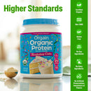 Orgain Organic Vegan 21g Protein Powder, Plant Based, Birthday Cake 1.02lb