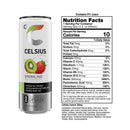 CELSIUS Sparkling Kiwi Strawberry, Functional Energy Drink 12 fl oz (Pack of 12)