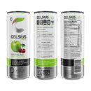 CELSIUS Sparkling Green Apple Cherry, Functional Energy Drink 12 fl oz Can (Pack of 12)