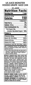 Juice Monster VOODOO Grape 15 Pack - 16 Fl Oz