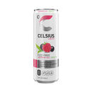 CELSIUS Fizz Free Raspberry Acai Green Tea, Functional Energy Drink 12 fl oz (Pack of 12)