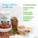 Orgain Simple Organic Vegan 20g Protein Powder- Plant Based, Non-GMO, Vanilla 1.25lb