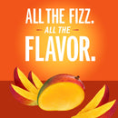 (4 pack) IZZE Sparkling Juice Beverage Blend, Mango, No Sugar Added, 8.4 FL OZ, 6 Cans