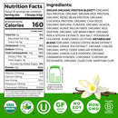 21g Organic Vegan Protein Metabolism Blend Powder, Vanilla Bean, 1.71 lb