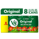 (6 pack) V8 Original 100% Vegetable Juice, 5.5 fl oz Can, 8 Count