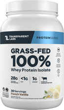 Transparent Labs Grass-Fed Whey Protein - 30 Servings, French Vanilla