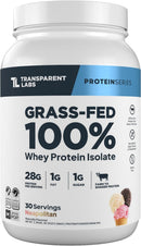 Transparent Labs Grass-Fed Whey Protein - 30 Servings, French Vanilla