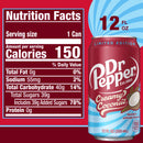 (4 pack) Dr Pepper Creamy Coconut Soda Pop, 12 fl oz, 12 Pack Cans