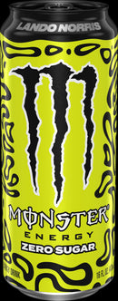 Monster Energy Zero Sugar, Green, Original, Low Calorie Energy Drink, 16 Ounce (Pack of 15), Can