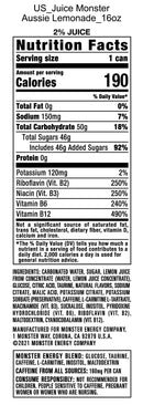 Monster Rehab Tea + Lemonade + Energy, Energy Drink 15.5 Ounce
