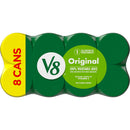 (6 pack) V8 Original 100% Vegetable Juice, 5.5 fl oz Can, 8 Count