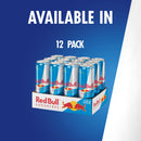Red Bull Sugarfree Energy Drink, 20 fl. oz., Pack of 12 Cans, 189mg Caffeine, Taurine & B Vitamins