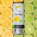 CELSIUS Sparkling Lemon Lime, Functional Energy Drink 12 fl oz Can (Pack of 12)