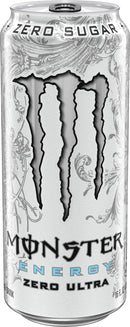 Monster Energy Zero Ultra, Sugar Free Energy Drink, 16 Ounce