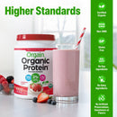 Orgain Organic Vegan 21g Protein Powder, Plant Based Shake Drink, Strawberries n Cream 1.02lb