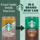 Starbucks Doubleshot Espresso & Salted Caramel Cream Premium Iced Coffee Drink, 6.5 fl oz, 12 Pack Cans