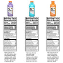 Gatorlyte Rapid Rehydration Electrolyte Beverage, 3 Flavor Variety Pack, 20 fl oz (Pack of 12)